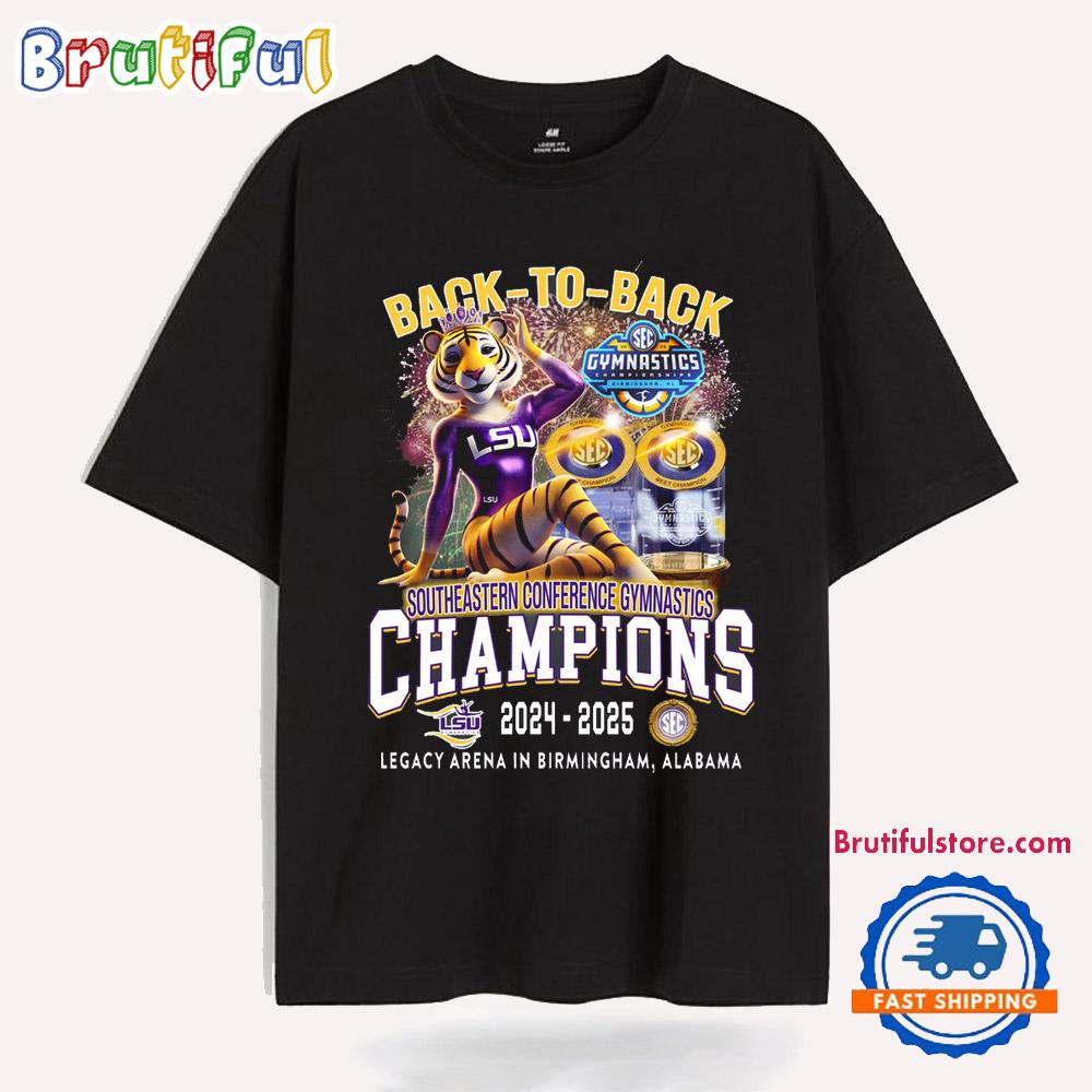 Southeastern Conference Gymnatics Champions 2024-2025 LSU Tigers T Shirt