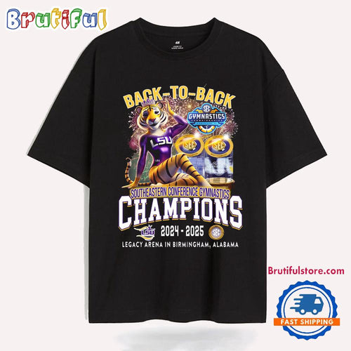 Southeastern Conference Gymnatics Champions 2024-2025 LSU Tigers T Shirt