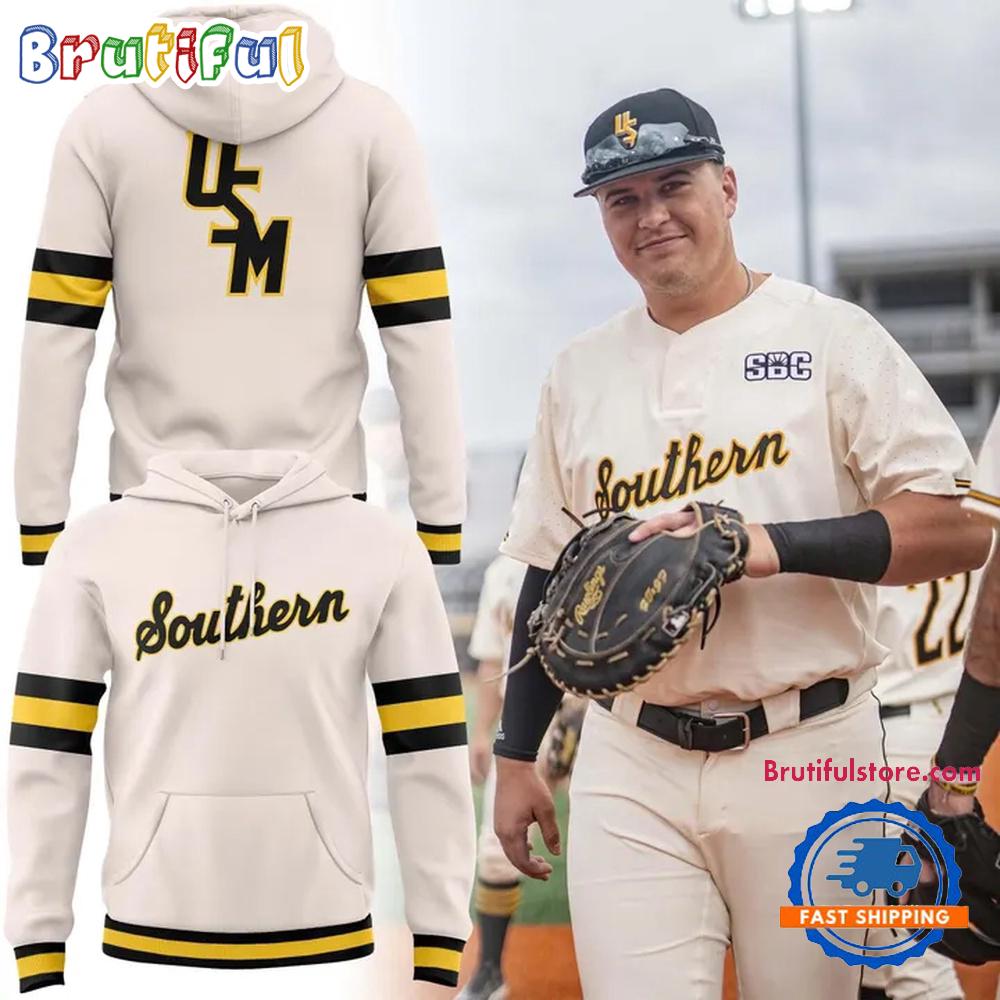 Southern Miss Golden Eagles Baseball Throwback Uniform 2026 Hoodie T-Shirt