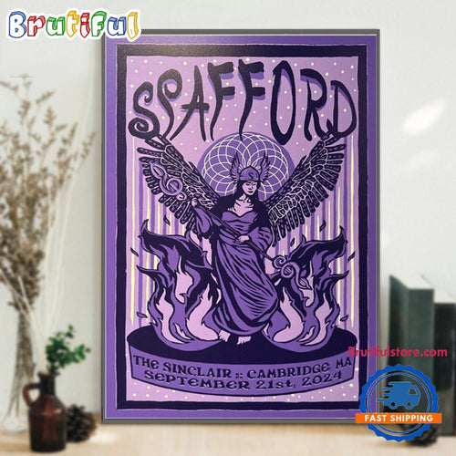 Spafford September 21 2024 Live At The Sinclair, Cambridge, MA Event Wall Art Poster Canvas
