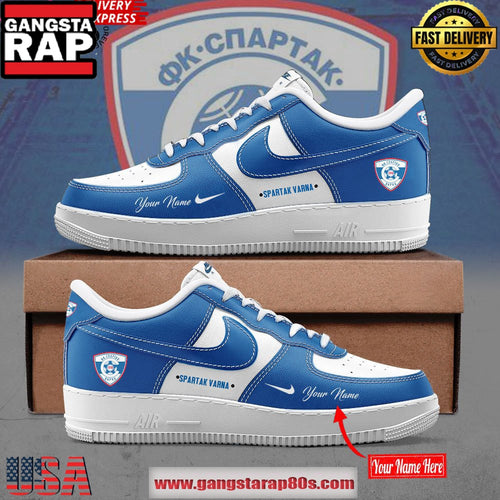 Spartak Varna Custom Air Force 1 Running Sneakers Shoes