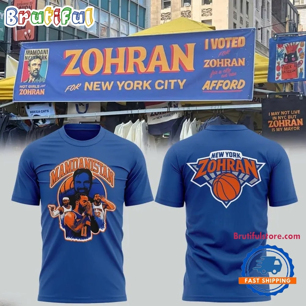 Special 2026 Mamdanistan NEW YORK KNICKS T Shirt