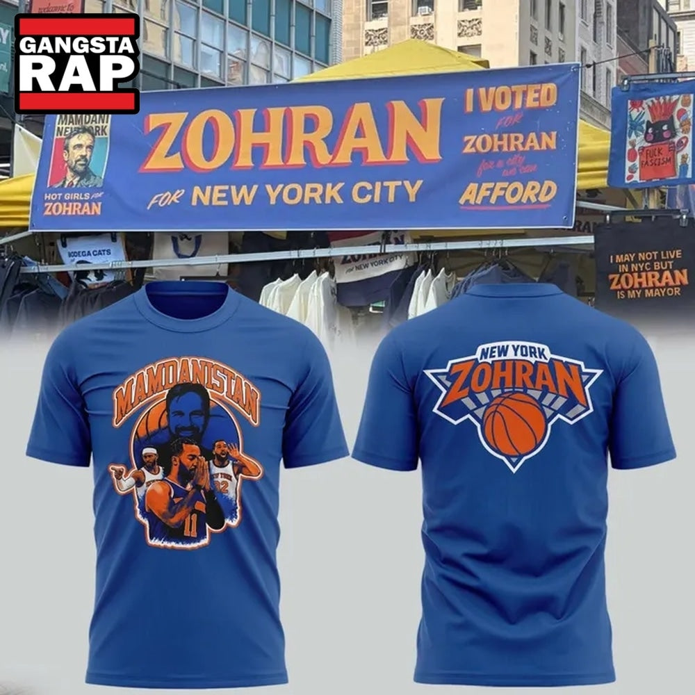 Special 2026 Mamdanistan NEW YORK KNICKS T Shirt