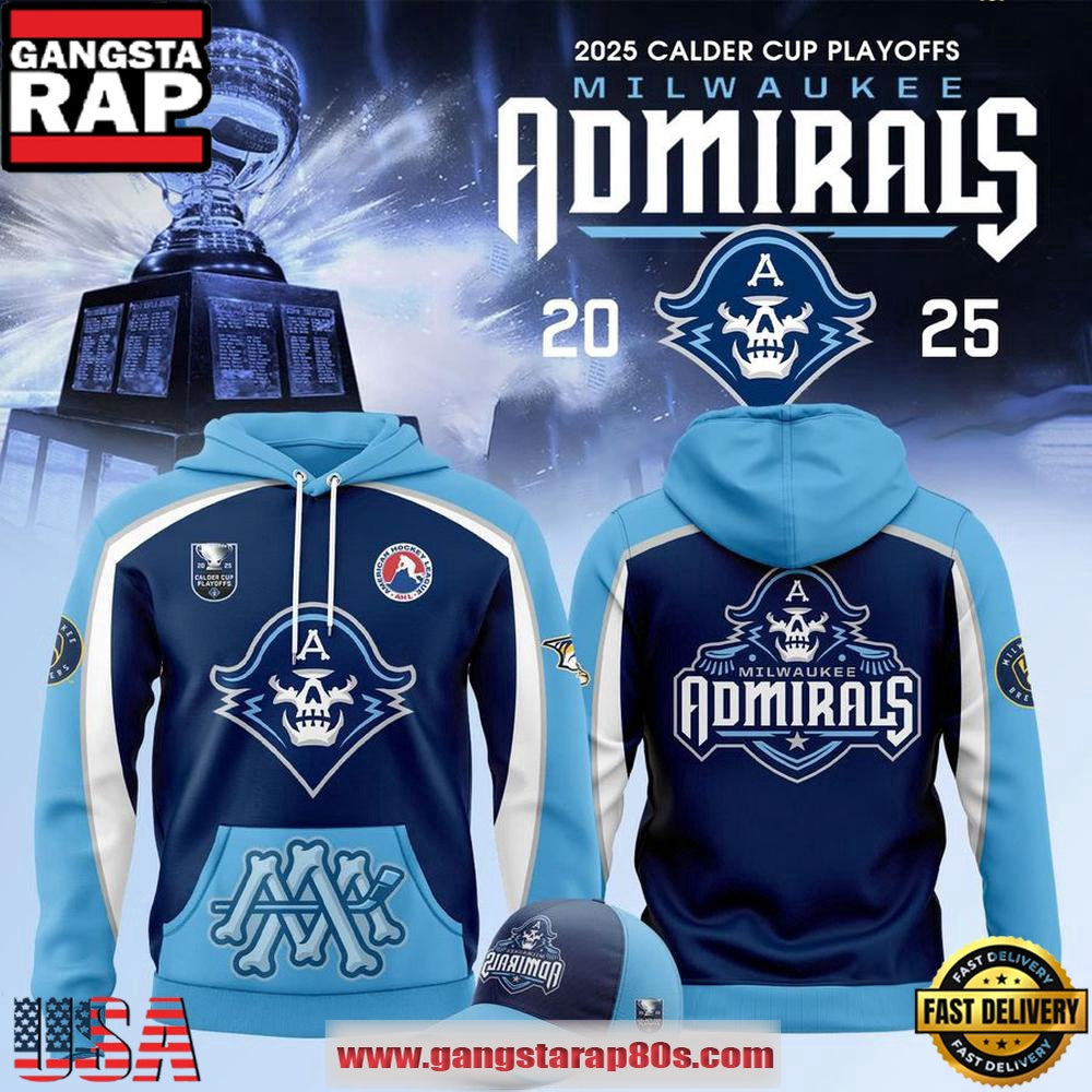 Special Edition Milwaukee Admirals Calder Cup Playoffs Unisex Hoodie