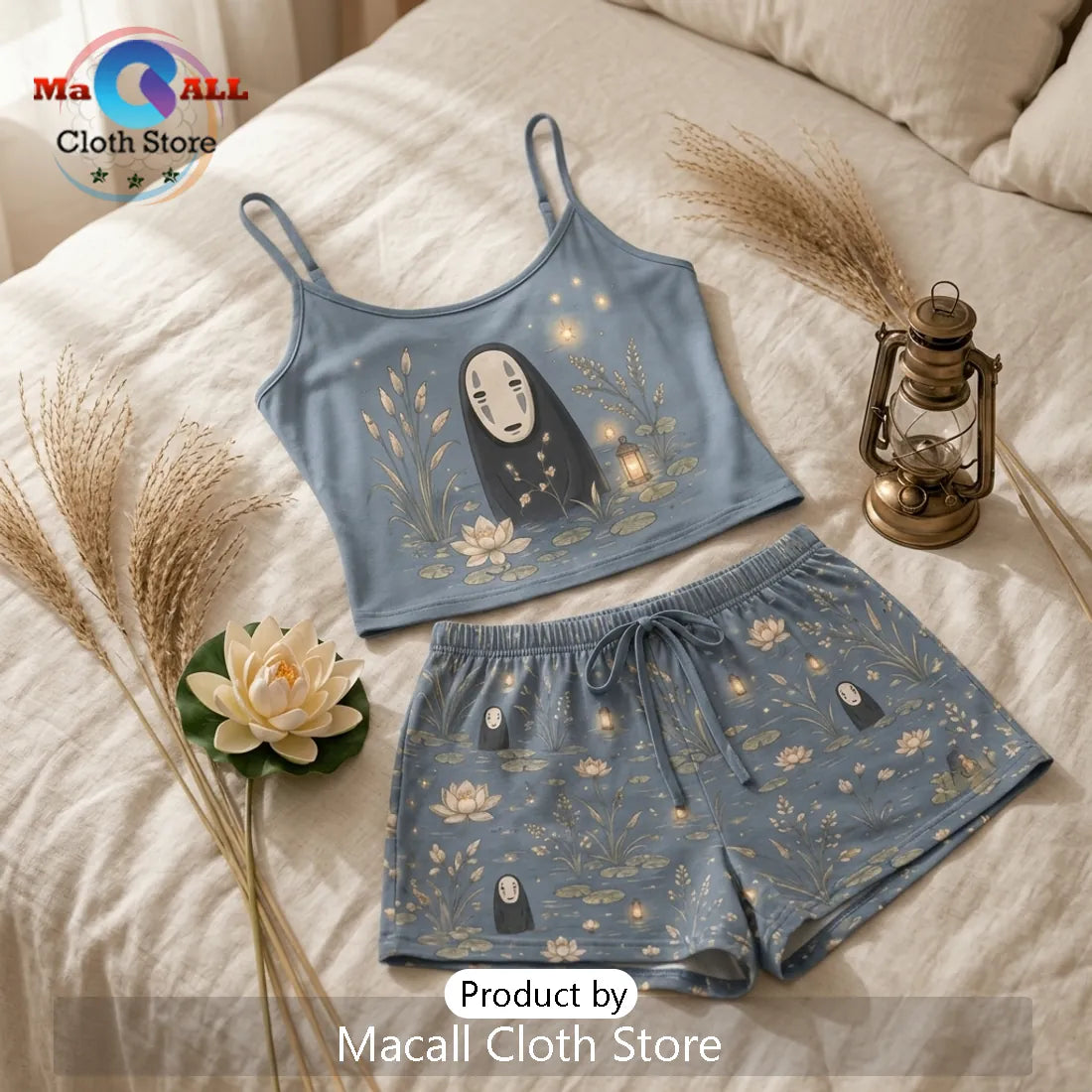 Spirited Away No Face Women Loungewear Set