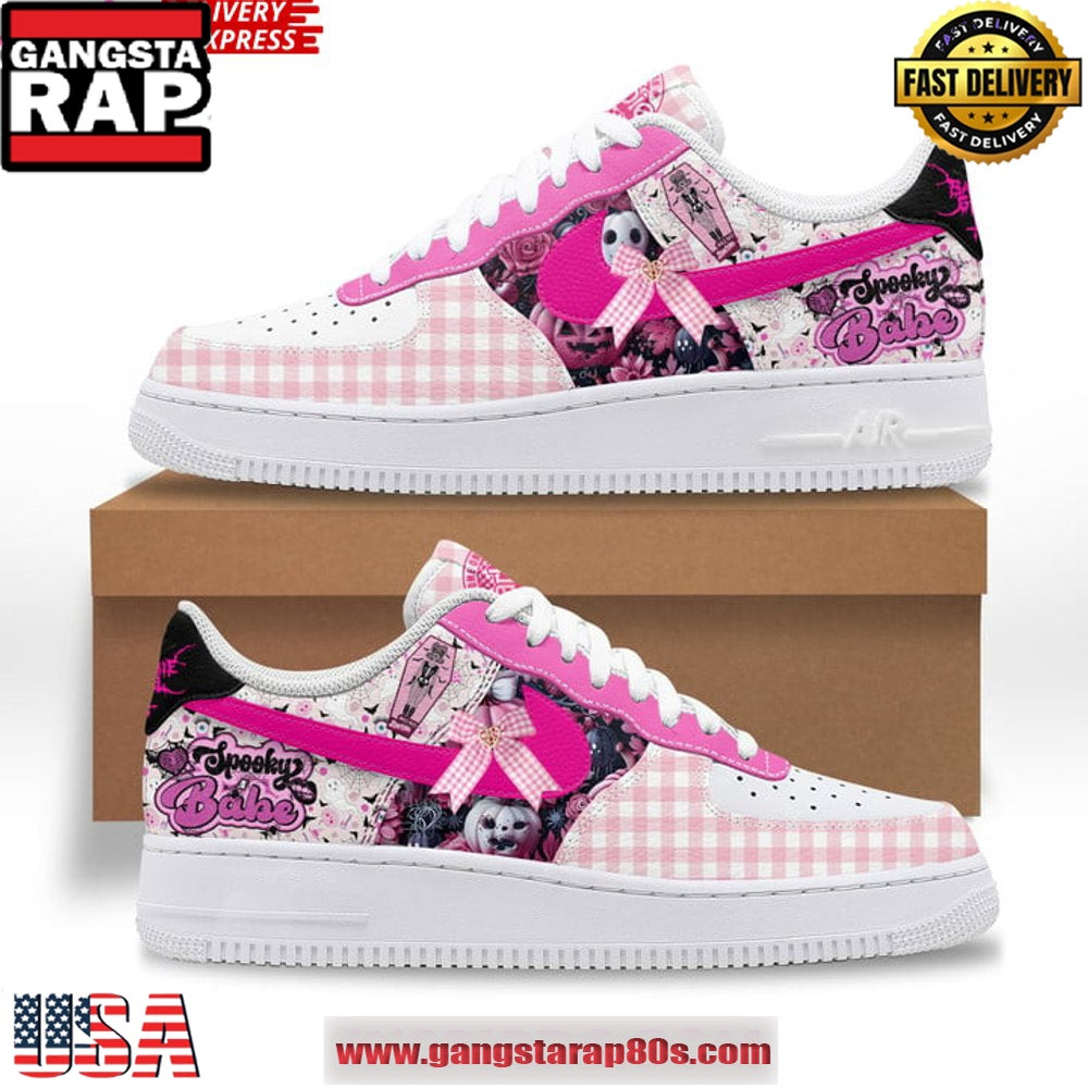 Spooky Barbie Girl Limited Edition Air Force 1 Sneakers Shoes