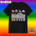 Sports in Denver Players Names Skyline Shirt