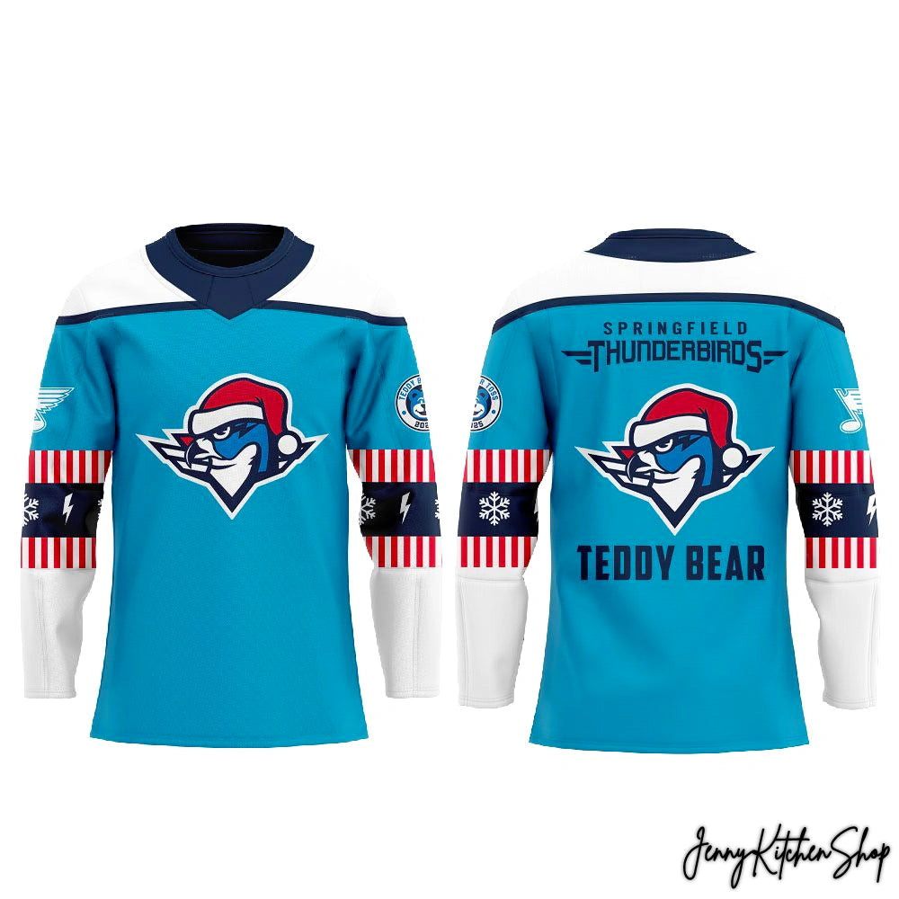 Springfield Thunderbirds Teddy Bear Toss 2025 Limited Hockey Jersey
