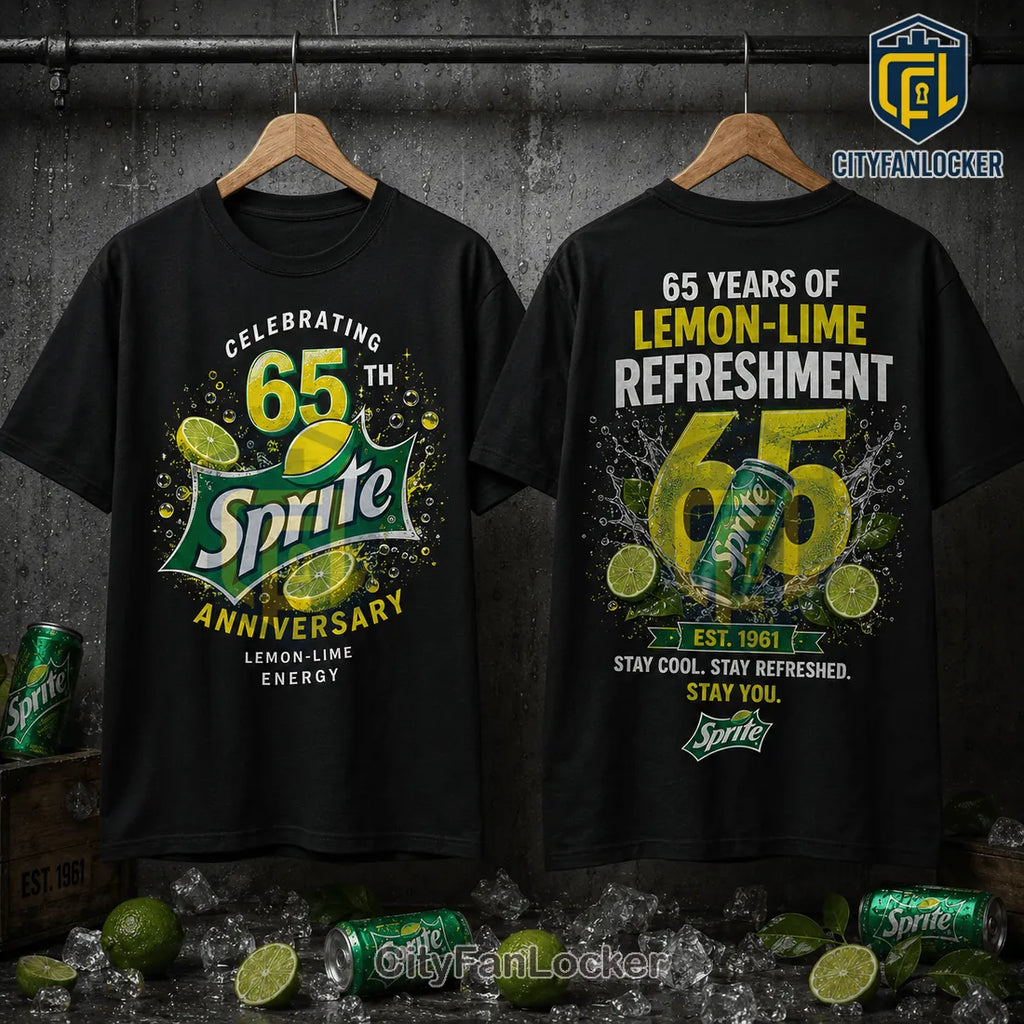 Sprite 65th Anniversary Black T-Shirt