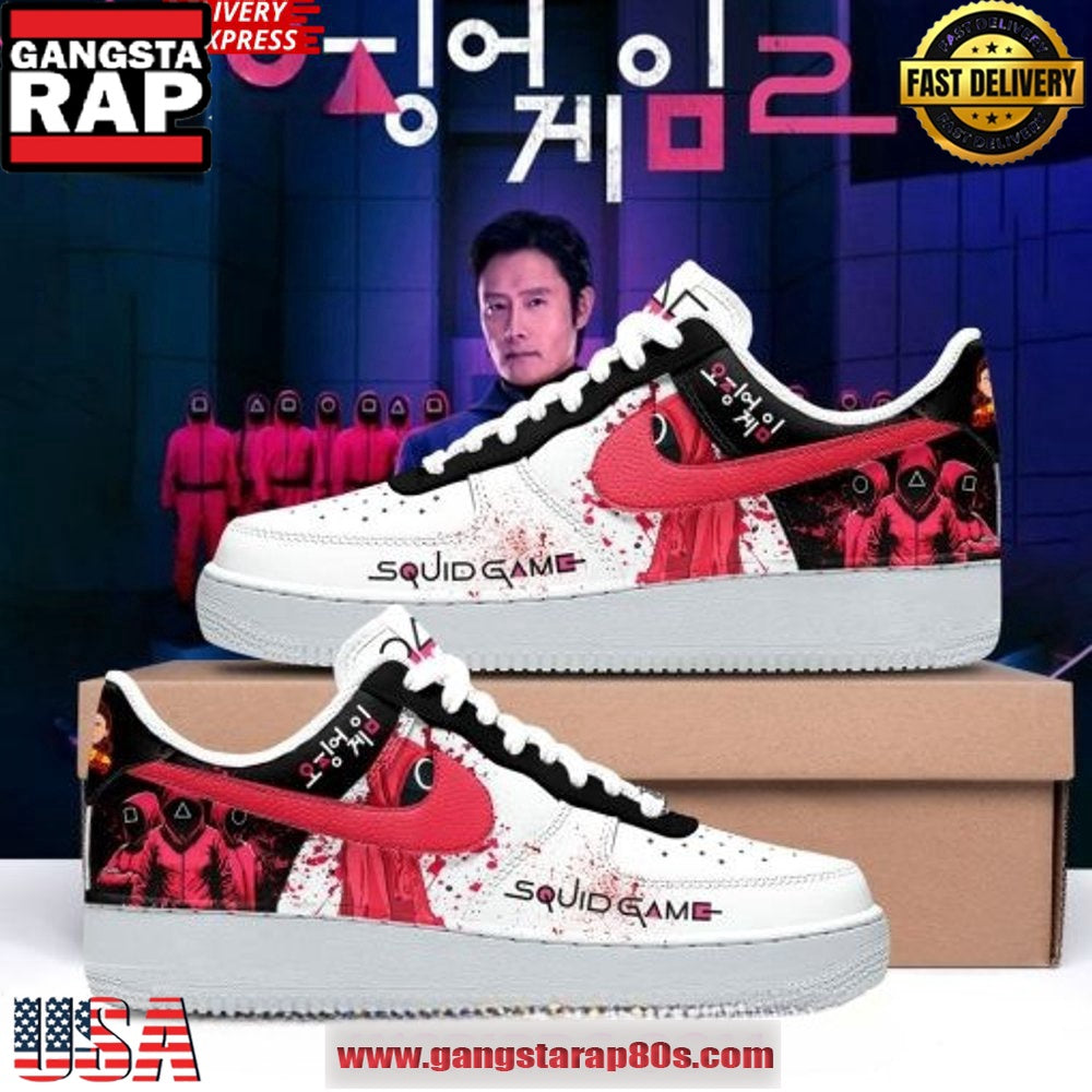 Squid Game 2 Limited Edition Air Force 1 Shoes Running Sneakers