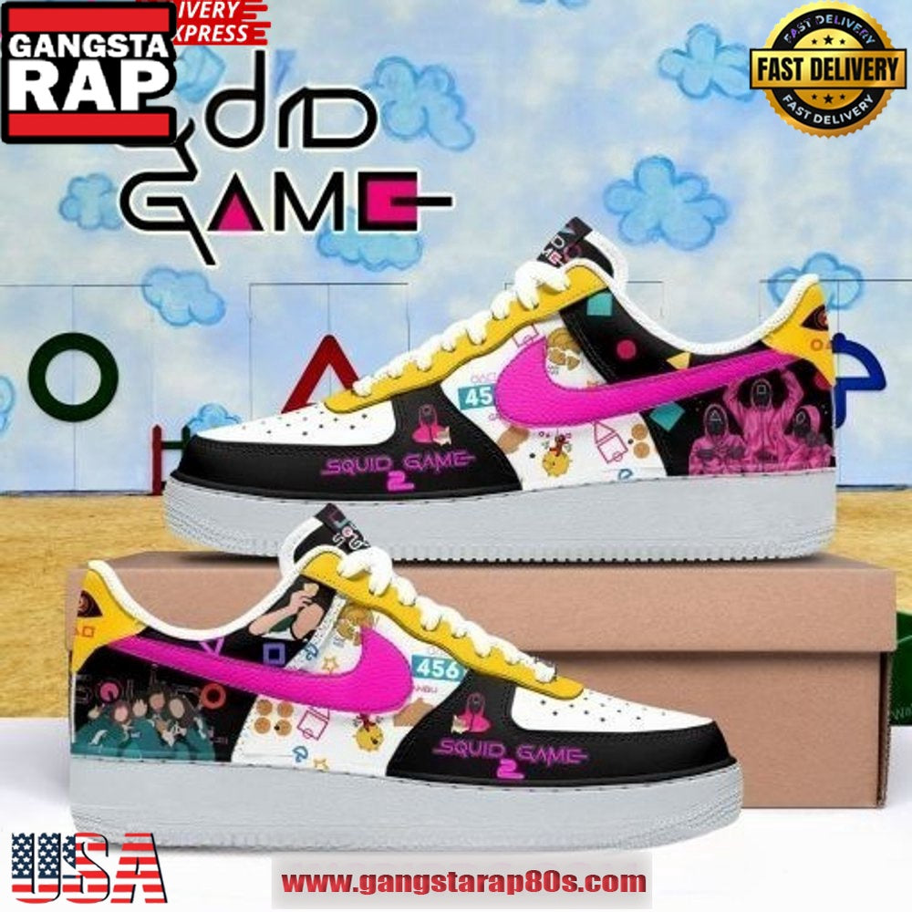 Squid Game Limited Edition Air Force 1 Shoes Running Sneakers