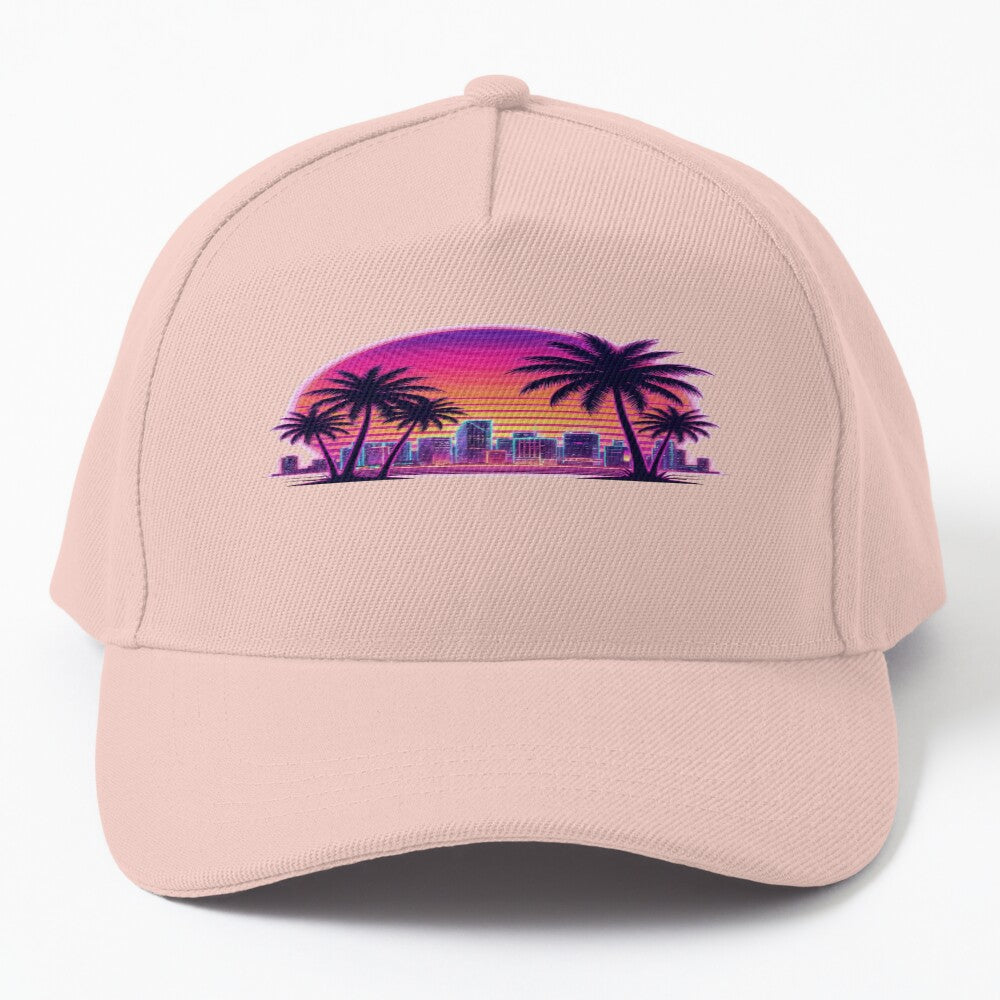Miami Vice City Sunset Hat
