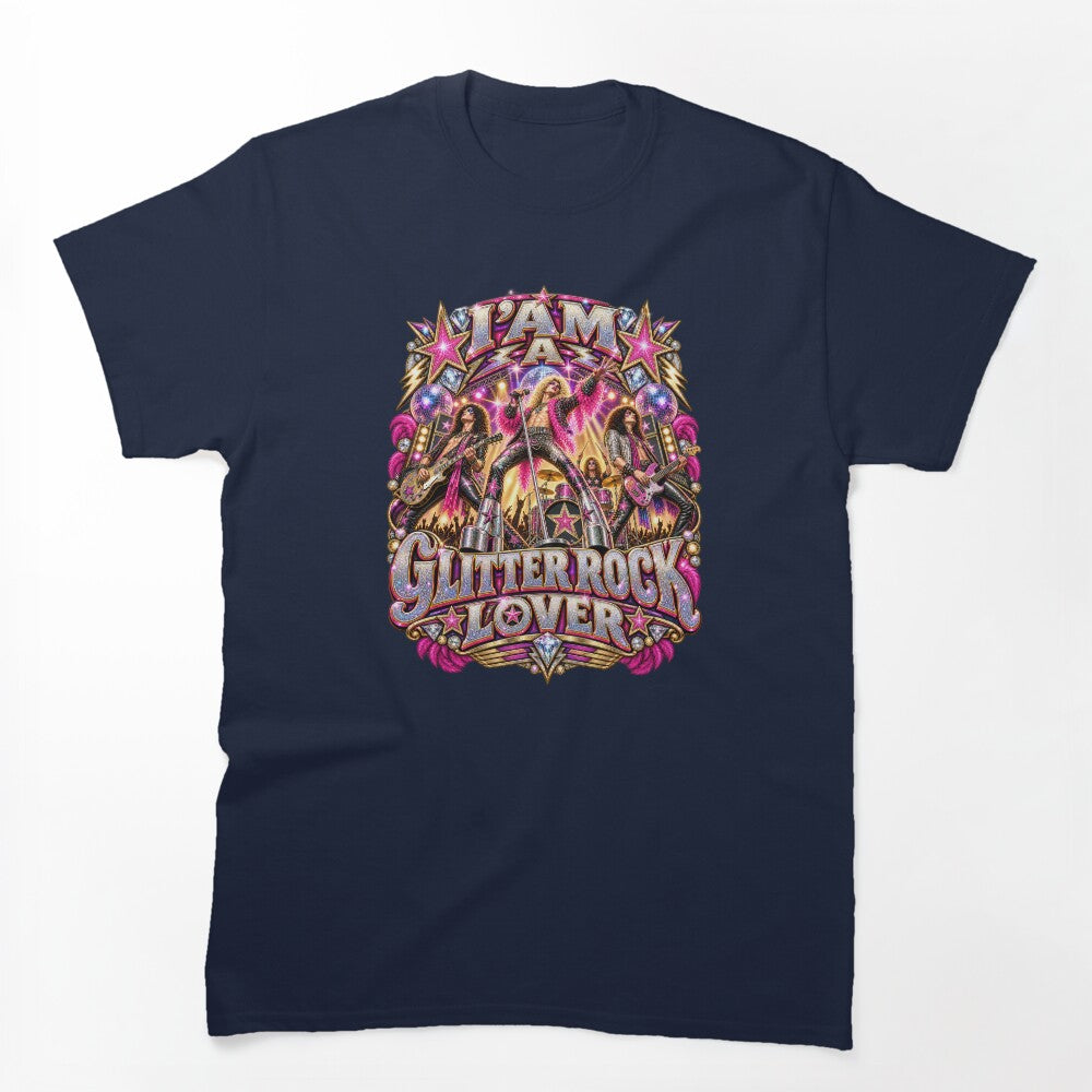 Glitter Rock Lover Glam Rock Music Fan Shirt