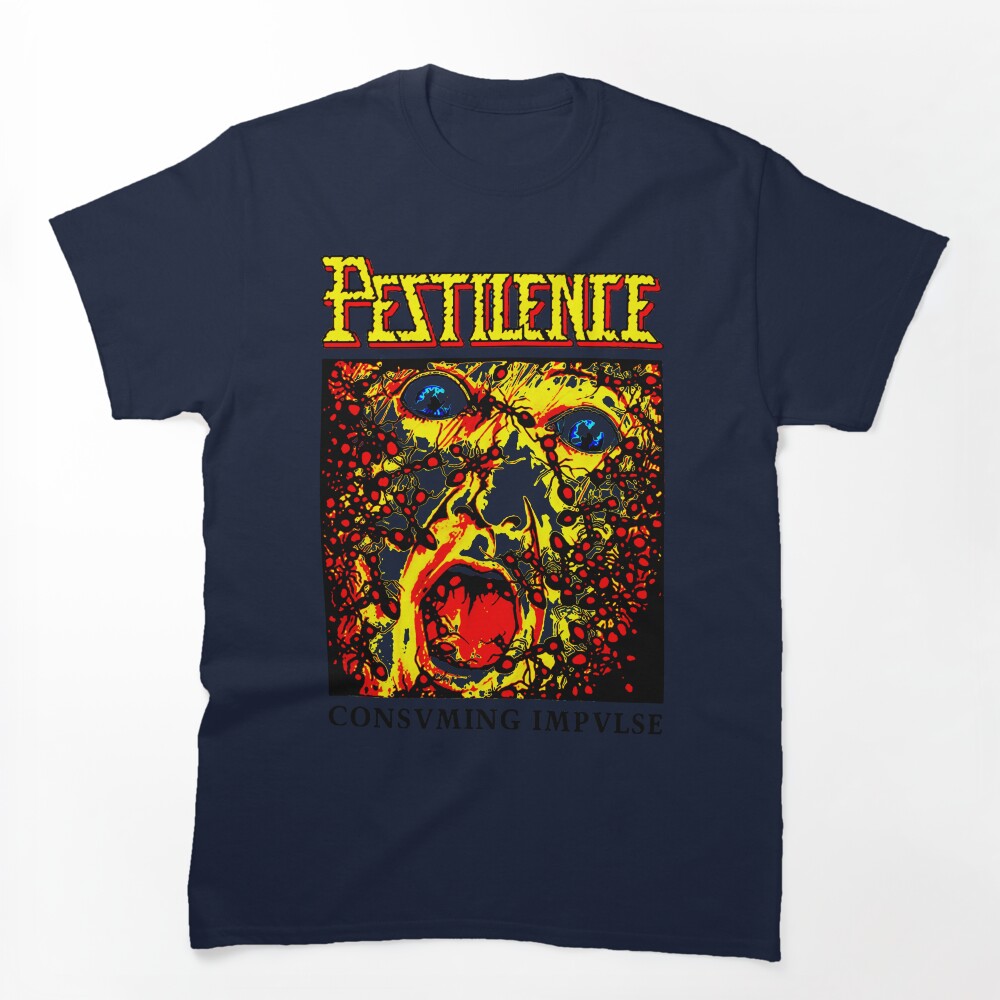 Yellow Face Of Death Metal Shirt
