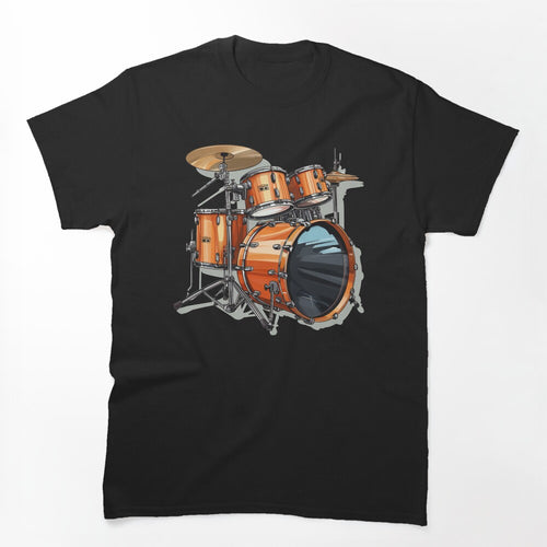 Colorful Drums Set For Drummer Shirt