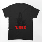 Legendary Glam Rock Black Hat Silhouette Design Shirt