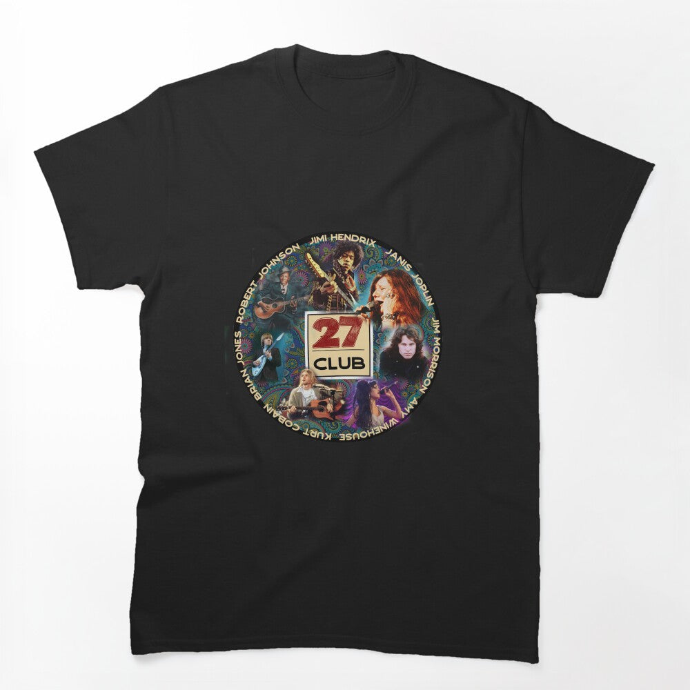 27 Club - Musicians Who Died At The Tender Young Age Of 27 Shirt