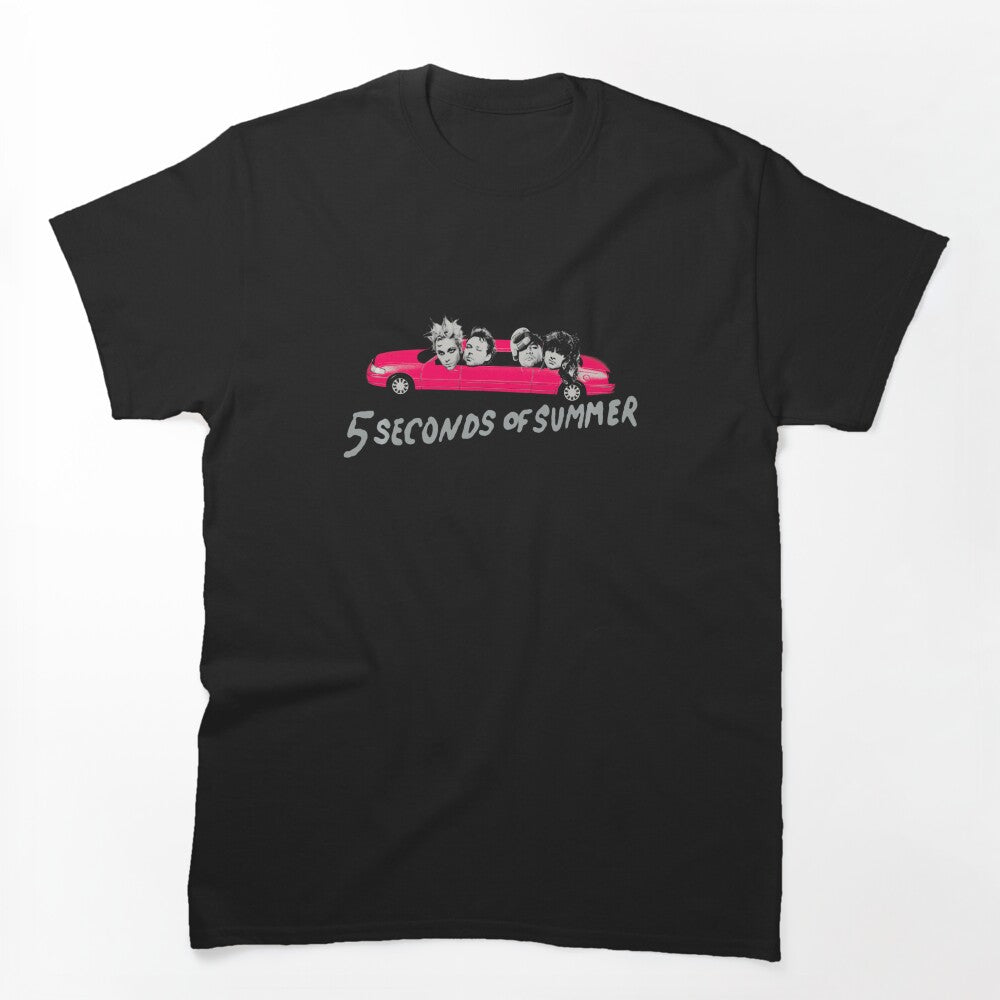 5SOS Skull Rose Graphic Design Shirt