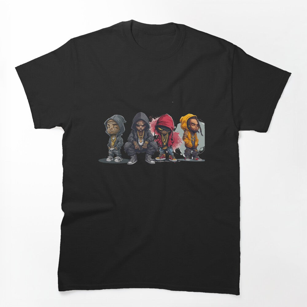 Tattooed Streetwear Artistic Portrayal Shirt