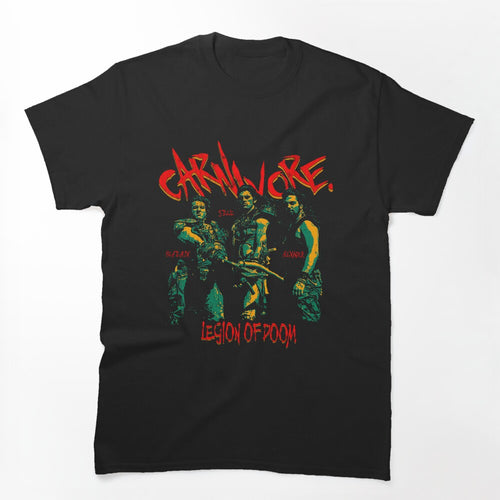 Carnivore 80s Metal Punk Bootleg Shirt