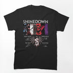 Shinedown Band Signatures Shinedown Rock Band Tour 2026 Shinedown Shirt