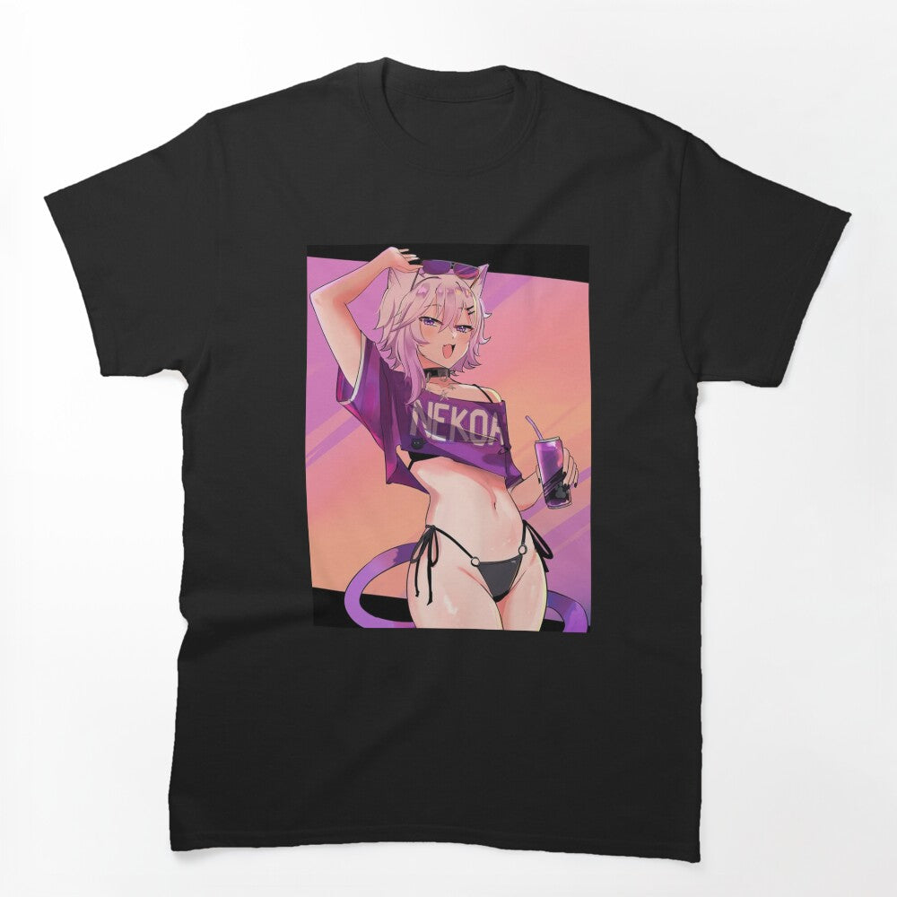 Nekoa Femboy Catgirl Vtuber Gta 6 Cover Girl Shirt