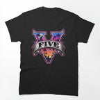 Vice Cats Five Logo - Retro Neon Miami Synthwave Shirt