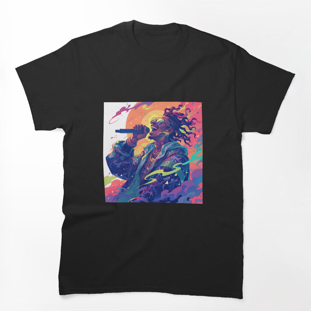 Psychedelic Hip-Hop King Surreal & Trippy Rap Art Shirt