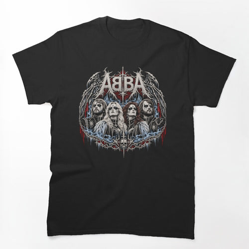 ABBA - Black Metal Shirt