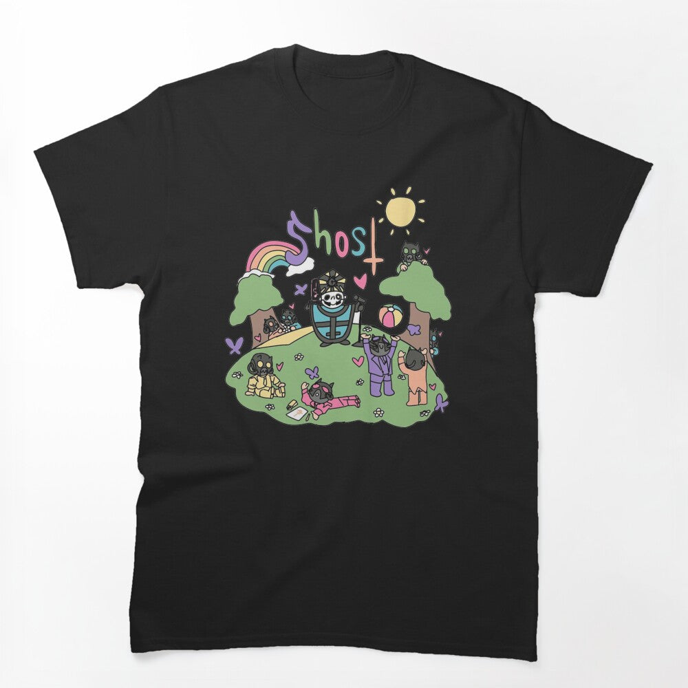 Ghost Rock Band Design Shirt