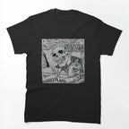 Pushead Septic Death A Nightmare Takes A Nap Skeleton Shirt