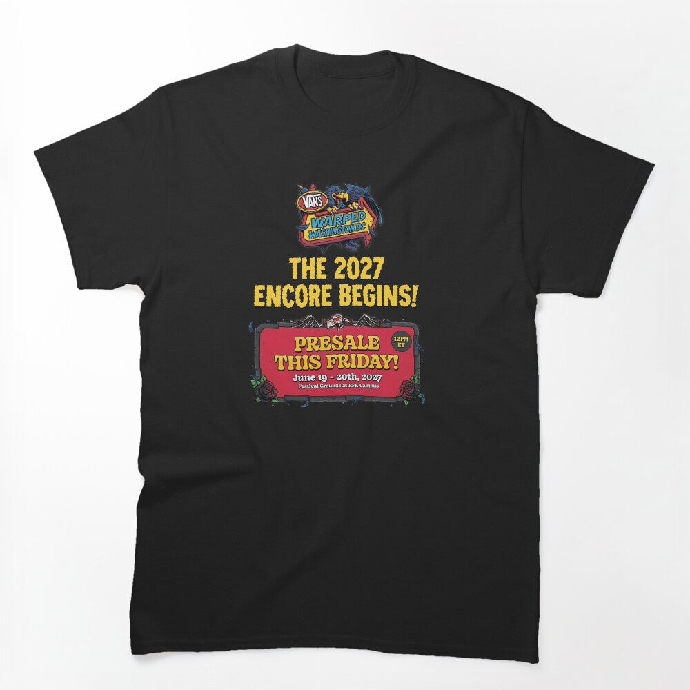 Music Festival Encore Event Promotional Flyer Shirt
