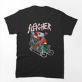 Ugly Christmas Sweater Sleigher - Heavy Metal Santa Shirt