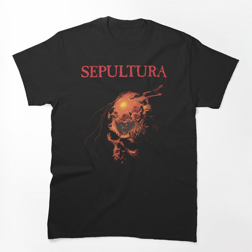Sepultura Skull And Red Roses Dark Art Shirt
