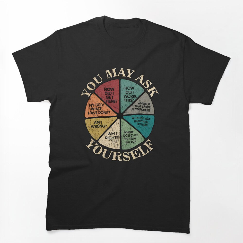 You May Ask Yourself Vintage Talking Heads Once In A Lifetime Lyrics Shirt