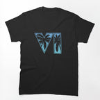 GTA 6 Grand Theft Auto 6 Vice City Logo Cool Blue Shirt