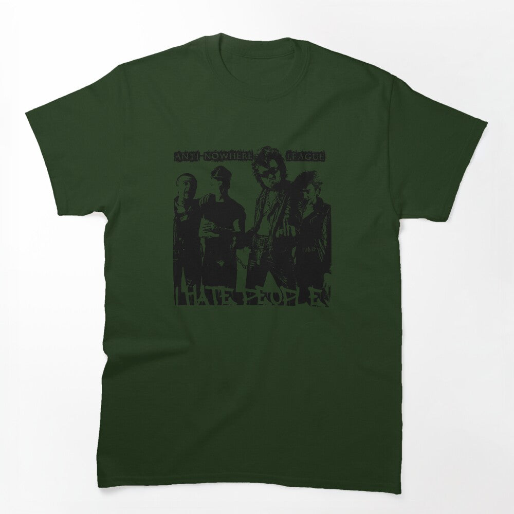 Anti Nowhere League I Hate People 44 For Boys Women Vintage Customize Shirt