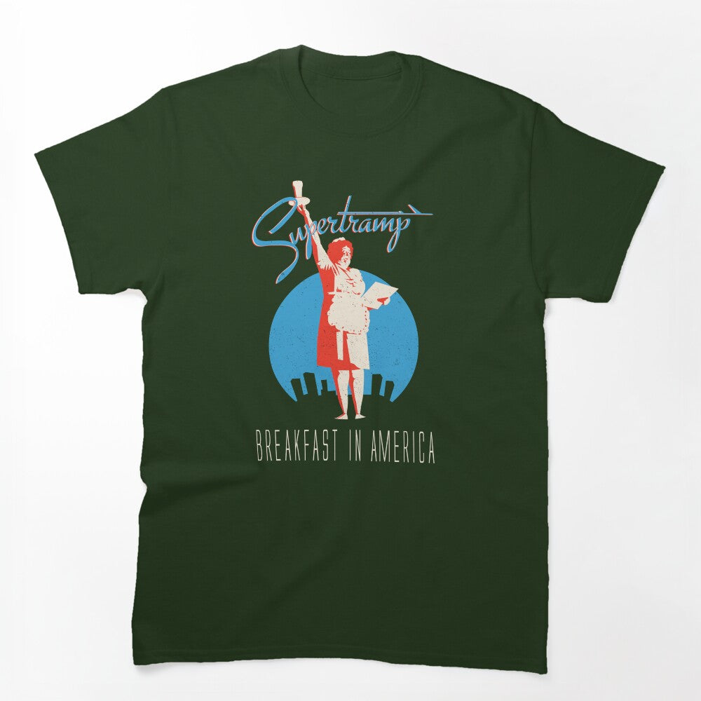 Supertramp Breakfast In America Dark Shirt