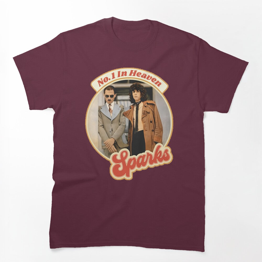 Two Men Duo In Oval Frame Shirt