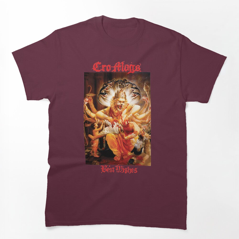 Cro Mags Best Wishes Vintage Hardcore Punk Band Design Shirt