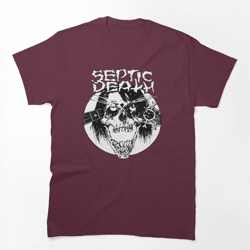 Pushead Septic Death Skull Screeching Deafness Shirt