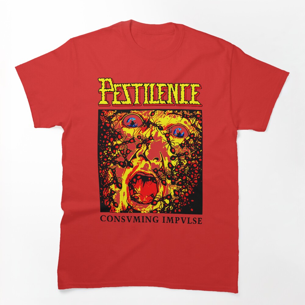 Yellow Face Of Death Metal Shirt