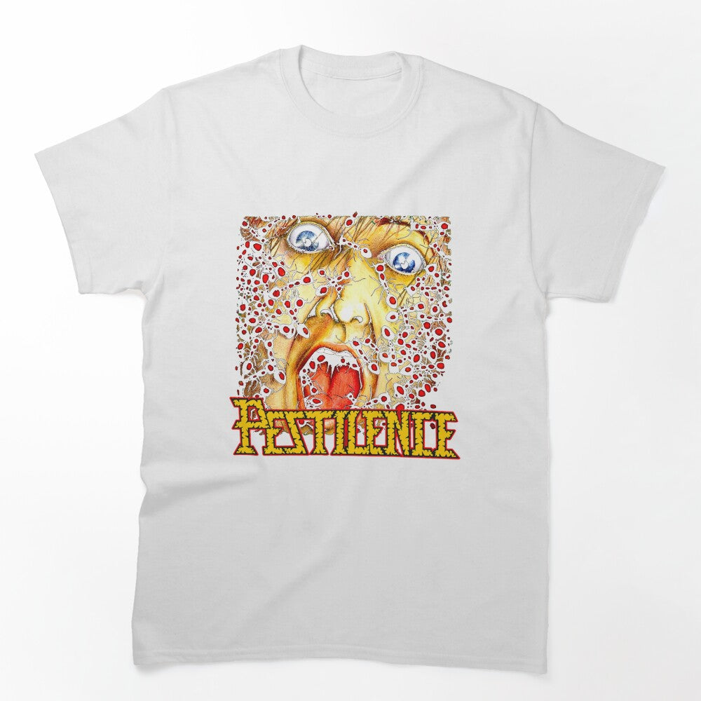Face & Ants Design Death Metal Bandv Shirt
