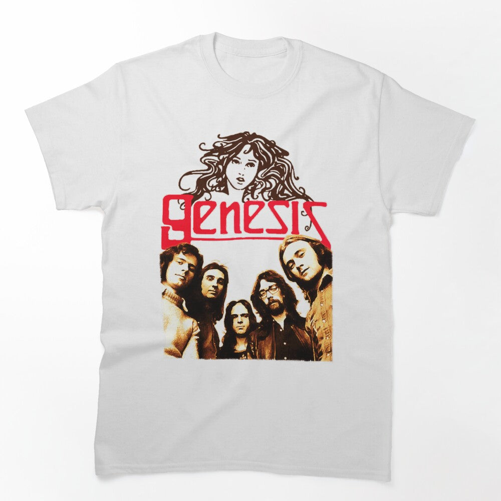 Sports Vintage Retro Genesis Band Shirt