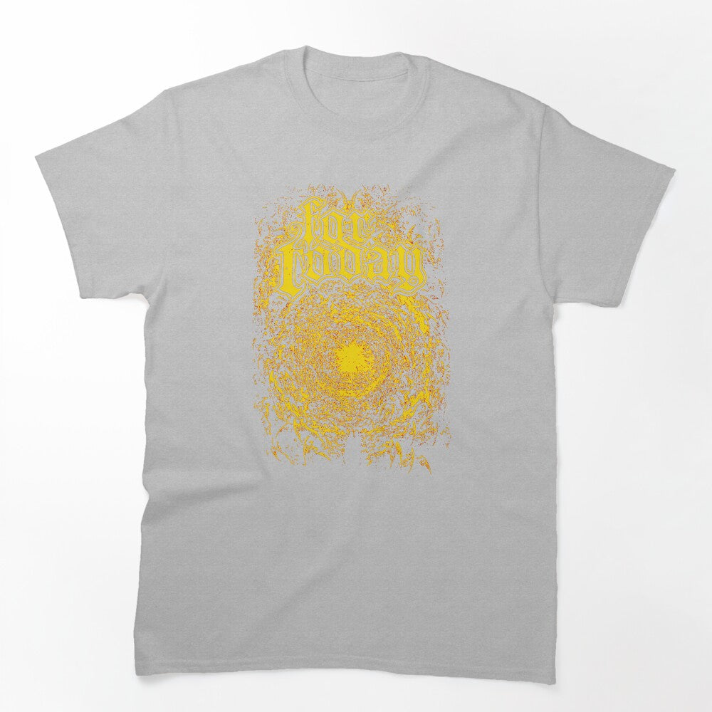 Yellow Typography Metalcore Music Group Shirt