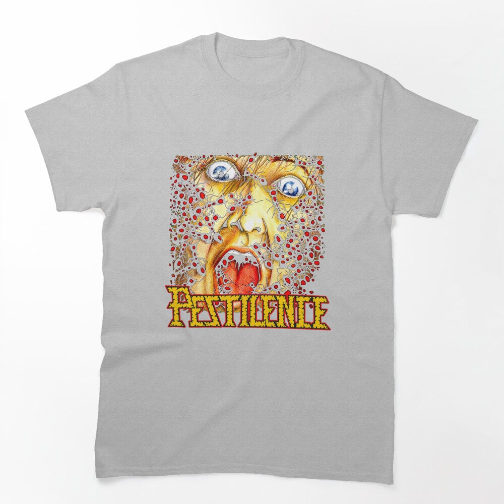 Face & Ants Design Death Metal Bandv Shirt