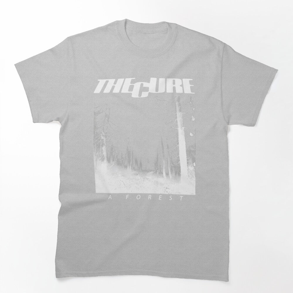 The Cure A Forest Dark Woods Band Graphic Shirt