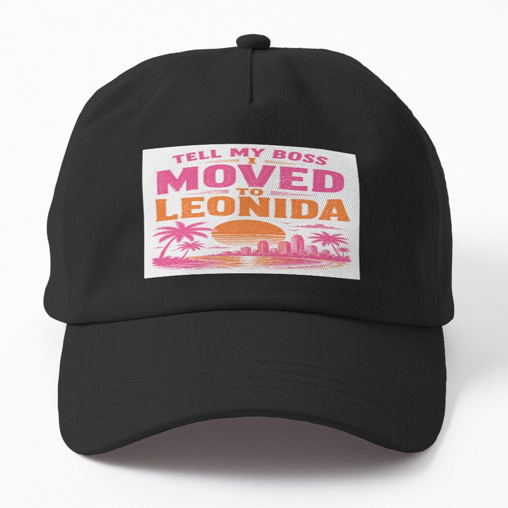 Tell My Boss I Moved To Leonida State Funny Gaming Retro - Vice City Hat