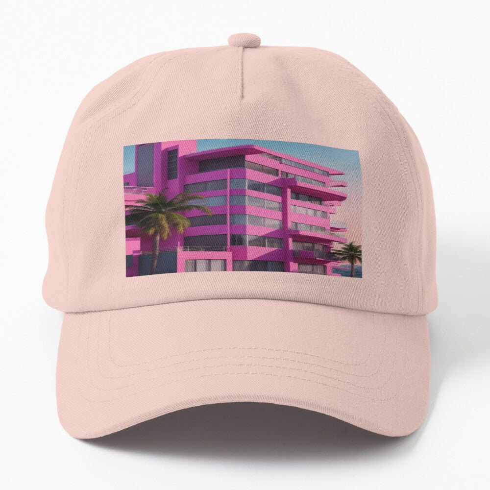 Vice City Themed Art Cool Prints Art Hat