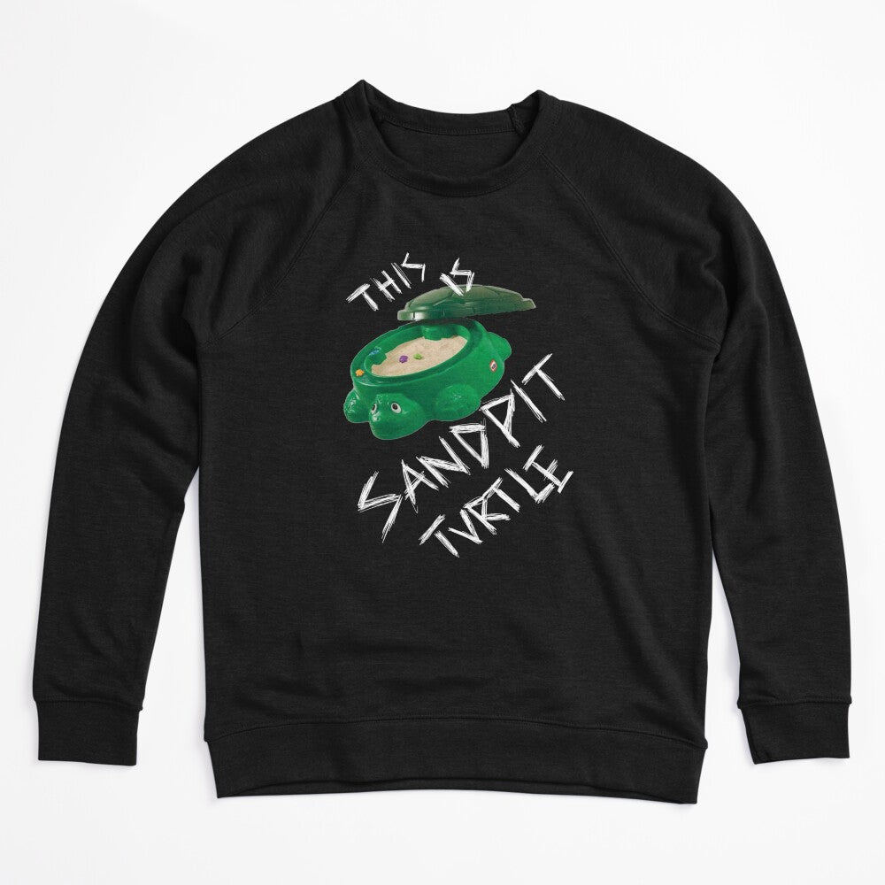 This Is Sandpit Turtle Bmth Meme White On Black Shirt